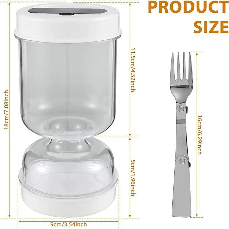 Pickle Jar with Fork & Strainer