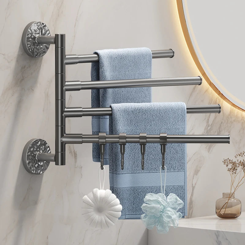 Rotatable Shower Towel Hanger