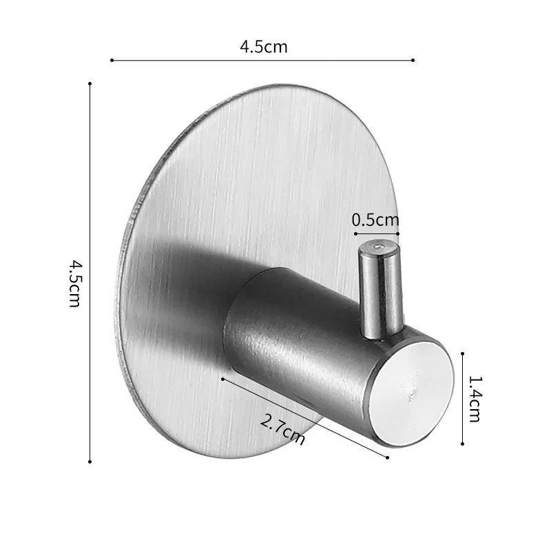 Stainless Steel Adhesive Wall Hook