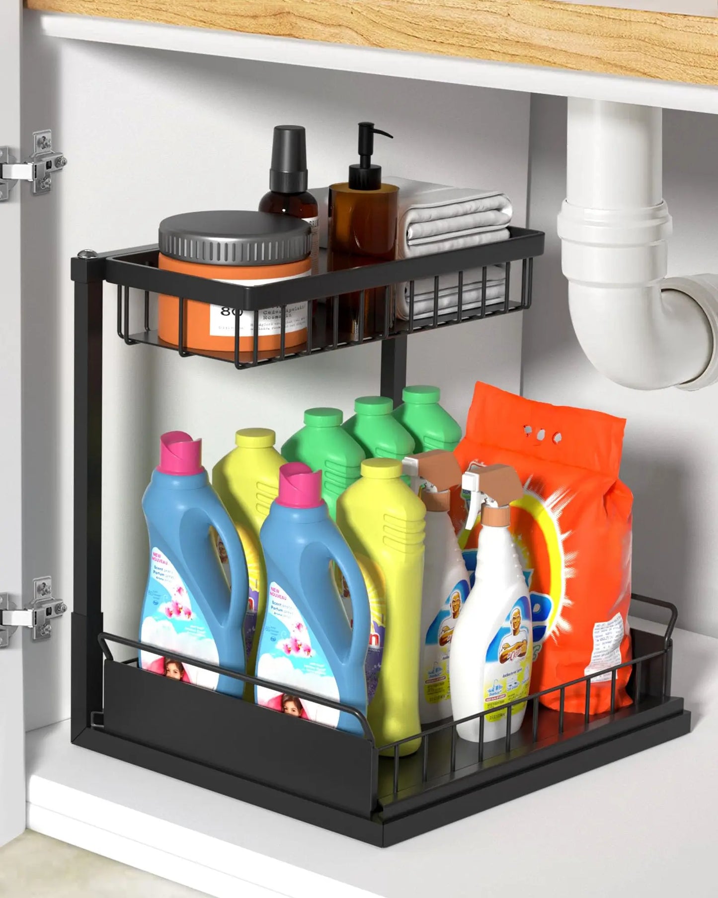 Slim 2-Tier Under-Sink Organizer