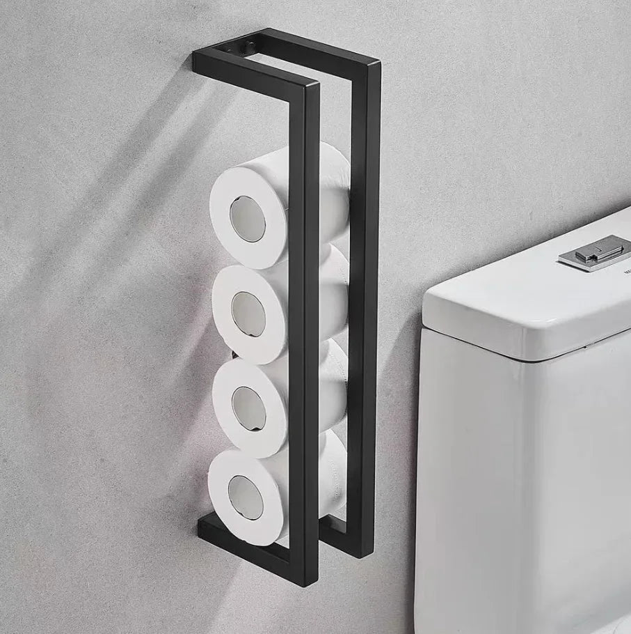 Wall-Mounted Towel and toilet paper Rack