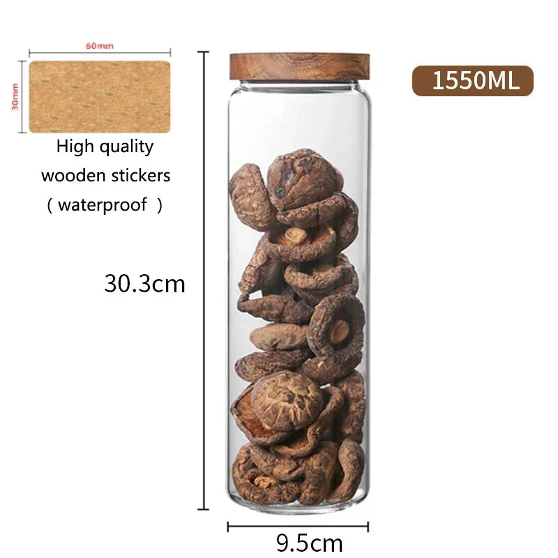 Airtight Glass Kitchen Canister