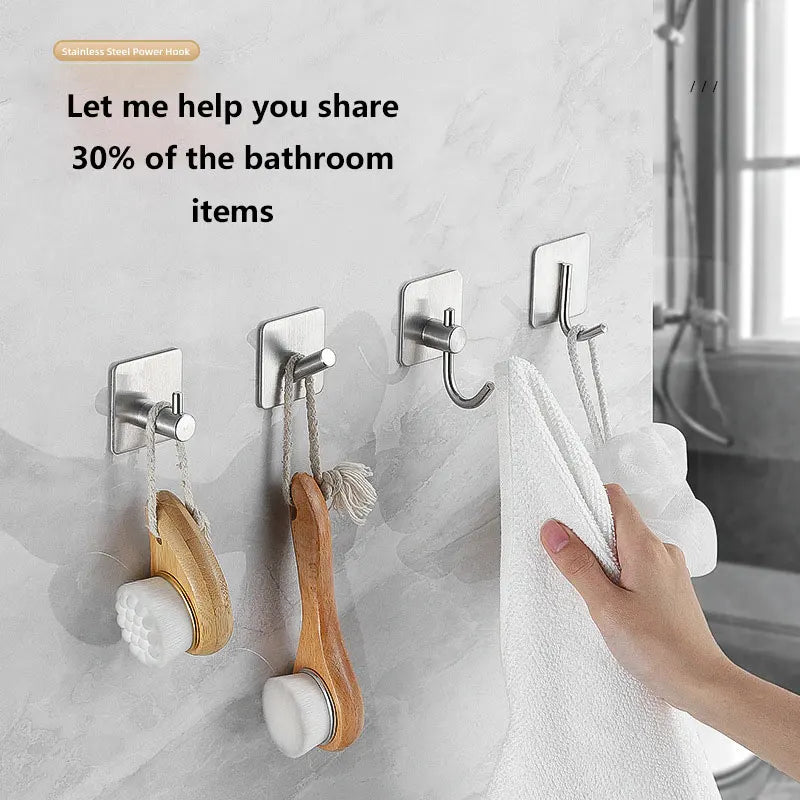 Stainless Steel Adhesive Wall Hook