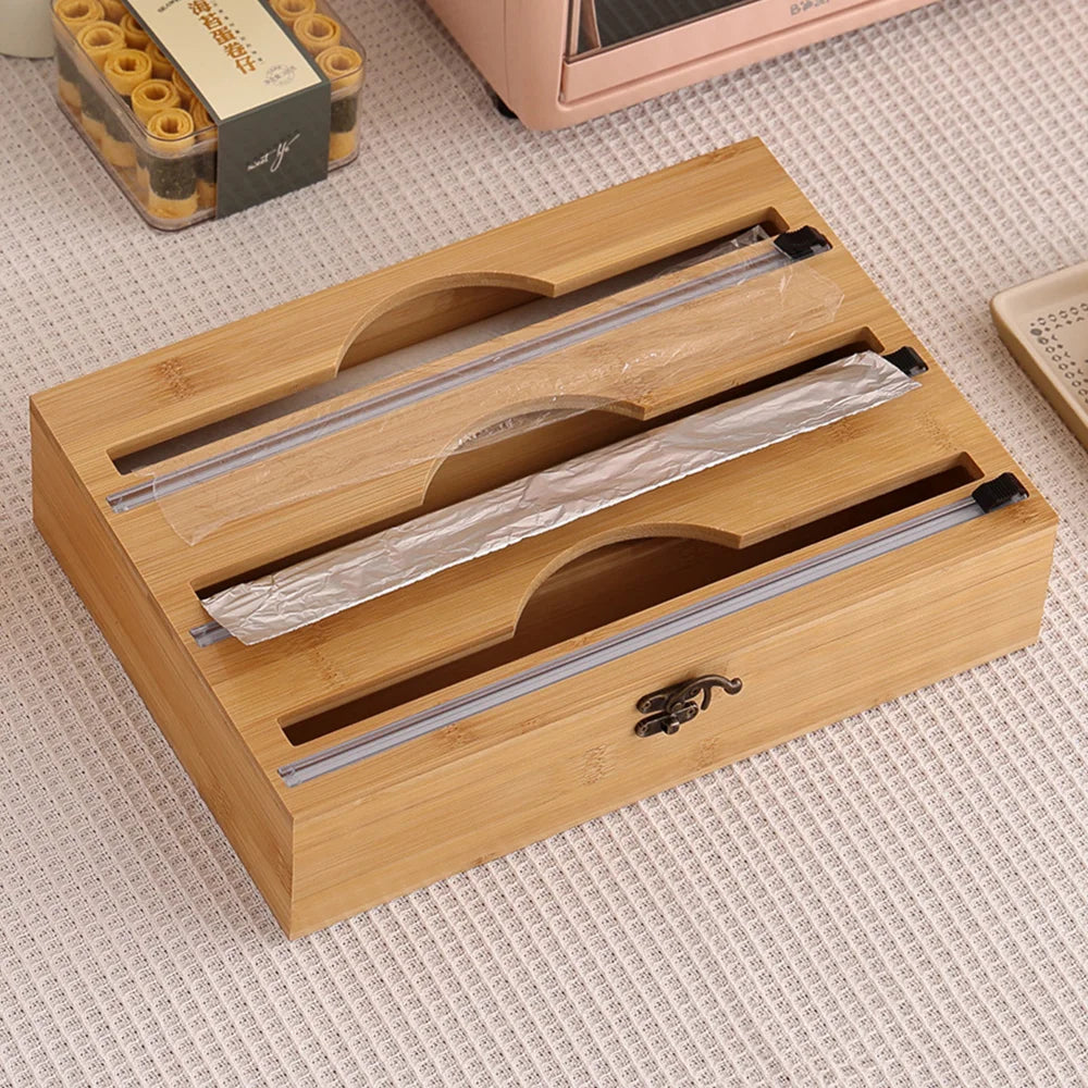 3-in-1 Bamboo Wrap Dispenser