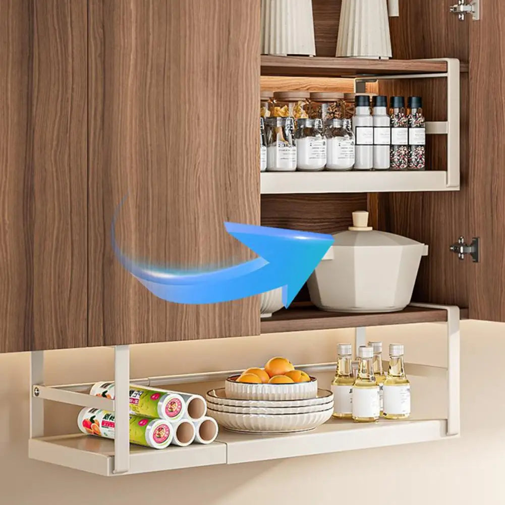 Expandable Under-Shelf Storage Rack