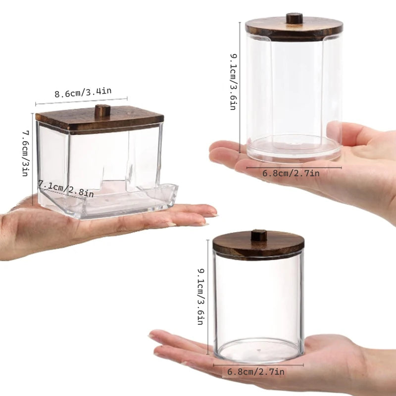 Bathroom Organizer Set with Lid