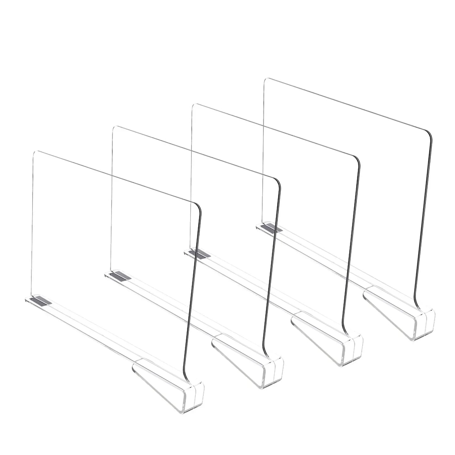 Transparent Closet Shelf Dividers