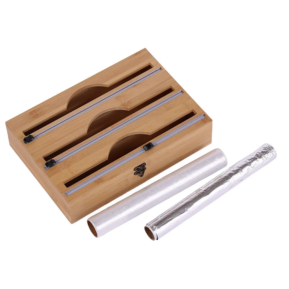 3-in-1 Bamboo Wrap Dispenser