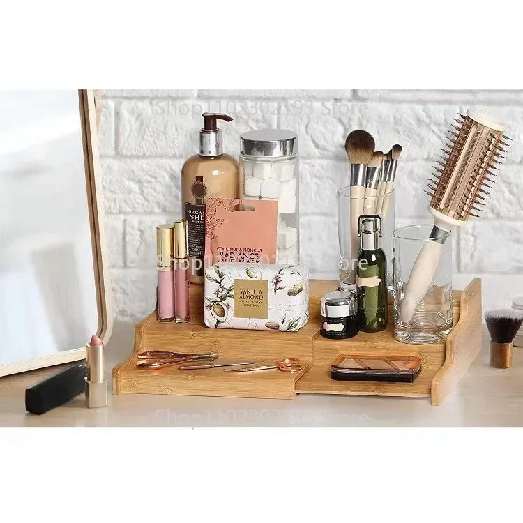 3-Tier Expandable Bamboo Organizer