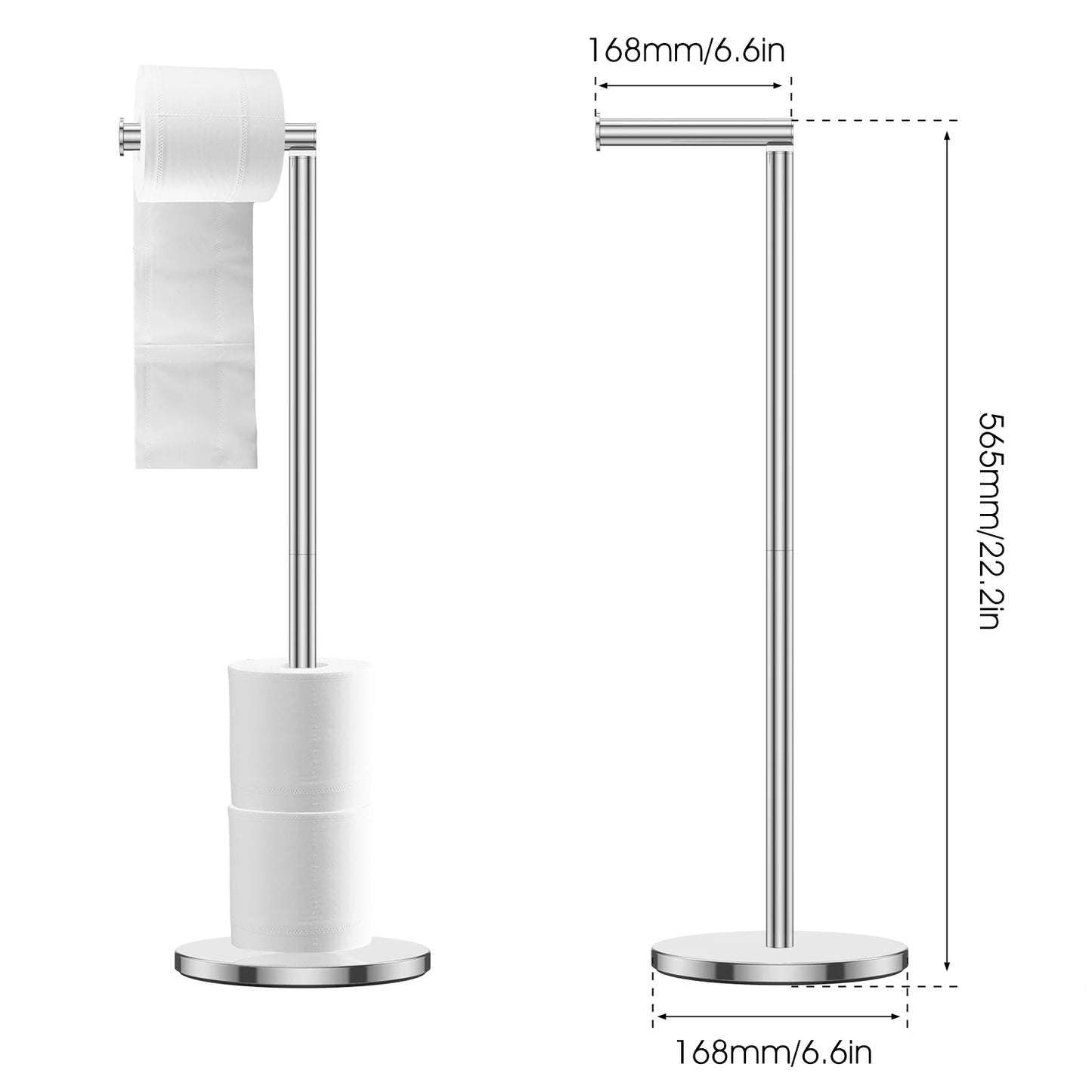 Freestanding Toilet Paper Holder
