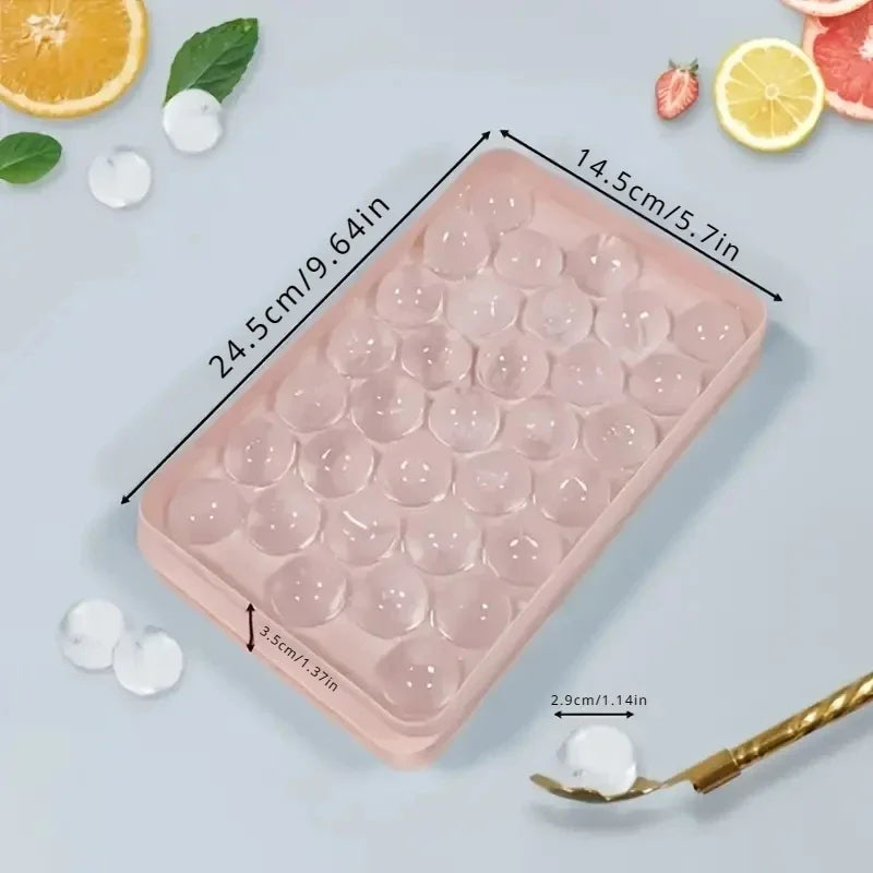 33-Grids Round Ice Ball Tray