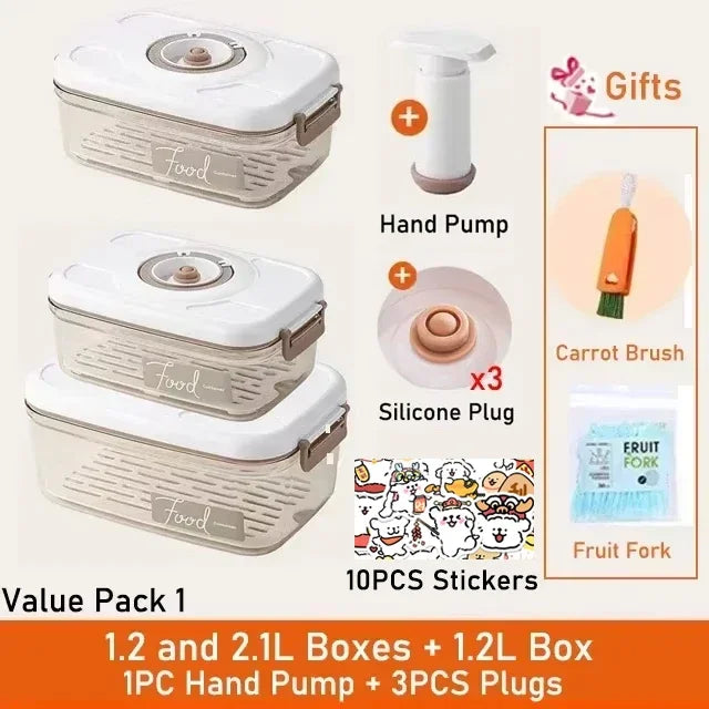 Vacuum Sealed Food Storage Box
