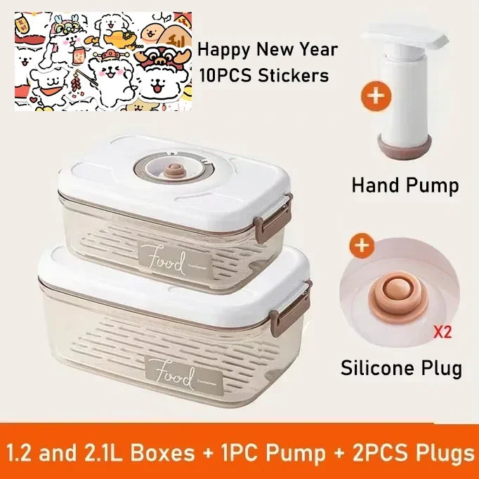 Vacuum Sealed Food Storage Box
