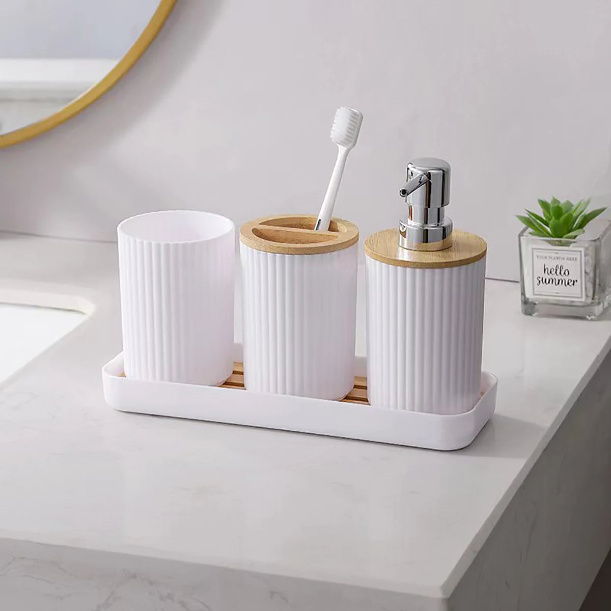 Bathroom Vanity Accessories Set