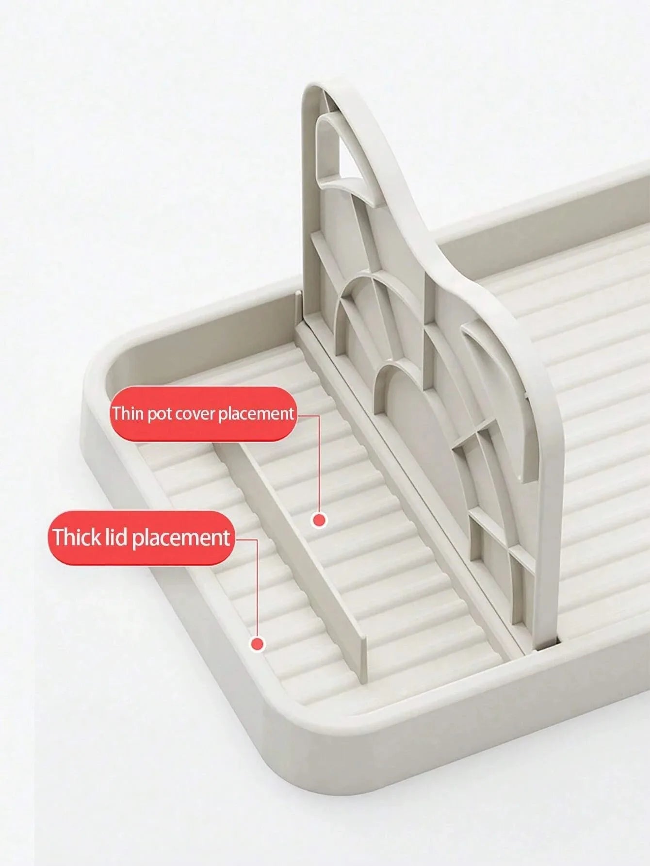 Wall-Mounted Pot Lid Rack