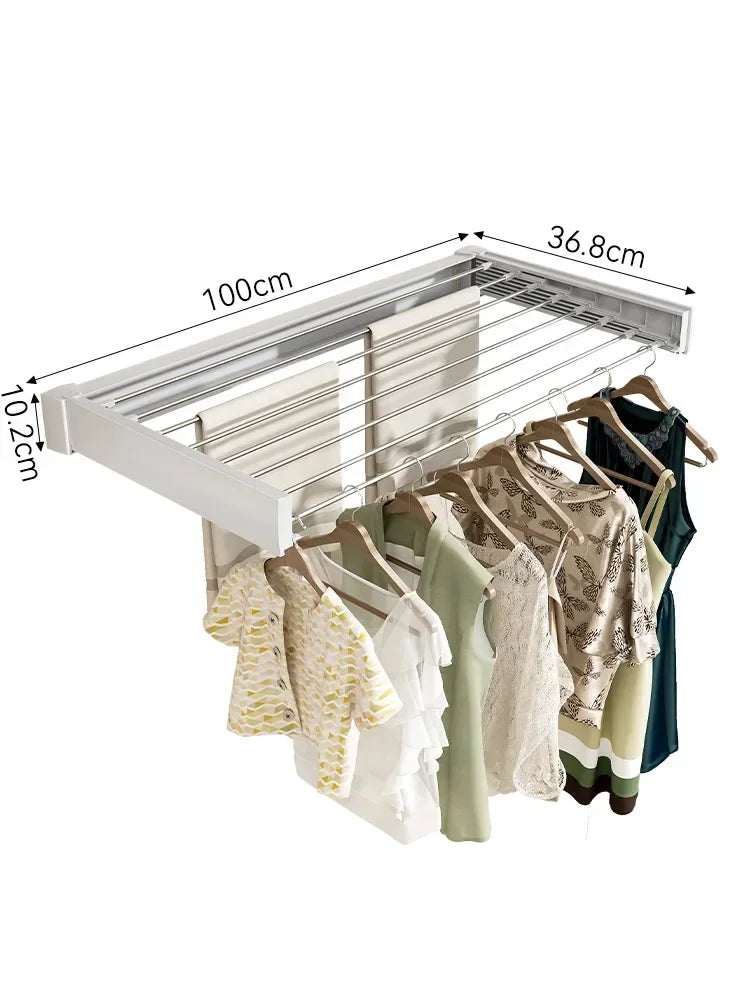 Invisible Retractable Towel Rack
