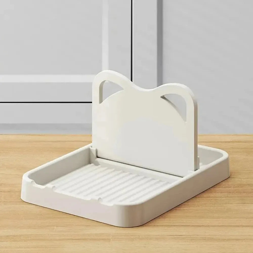 Wall-Mounted Pot Lid Rack