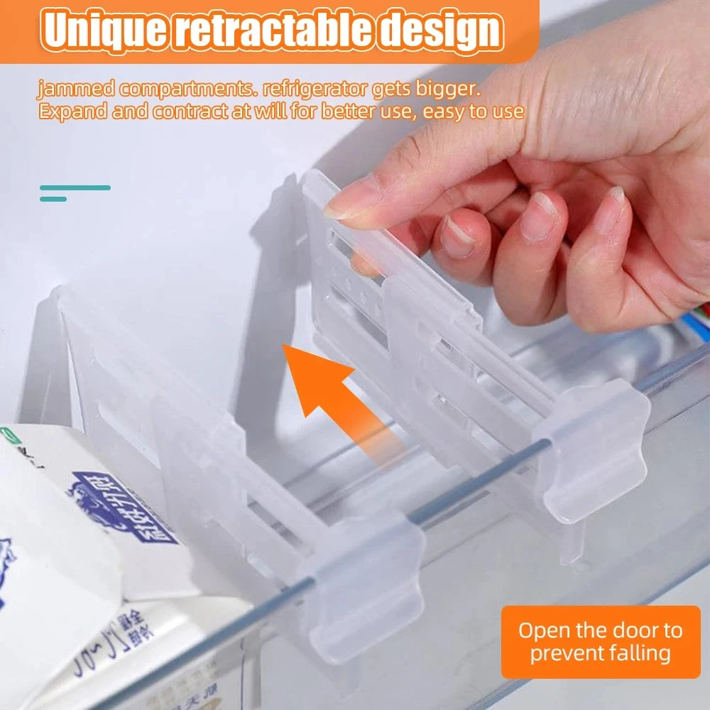 Retractable Fridge Storage Divider