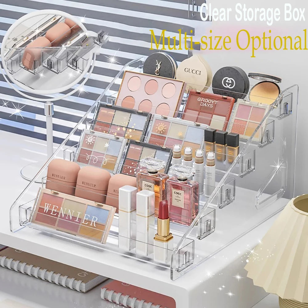 Transparent Makeup Storage Box
