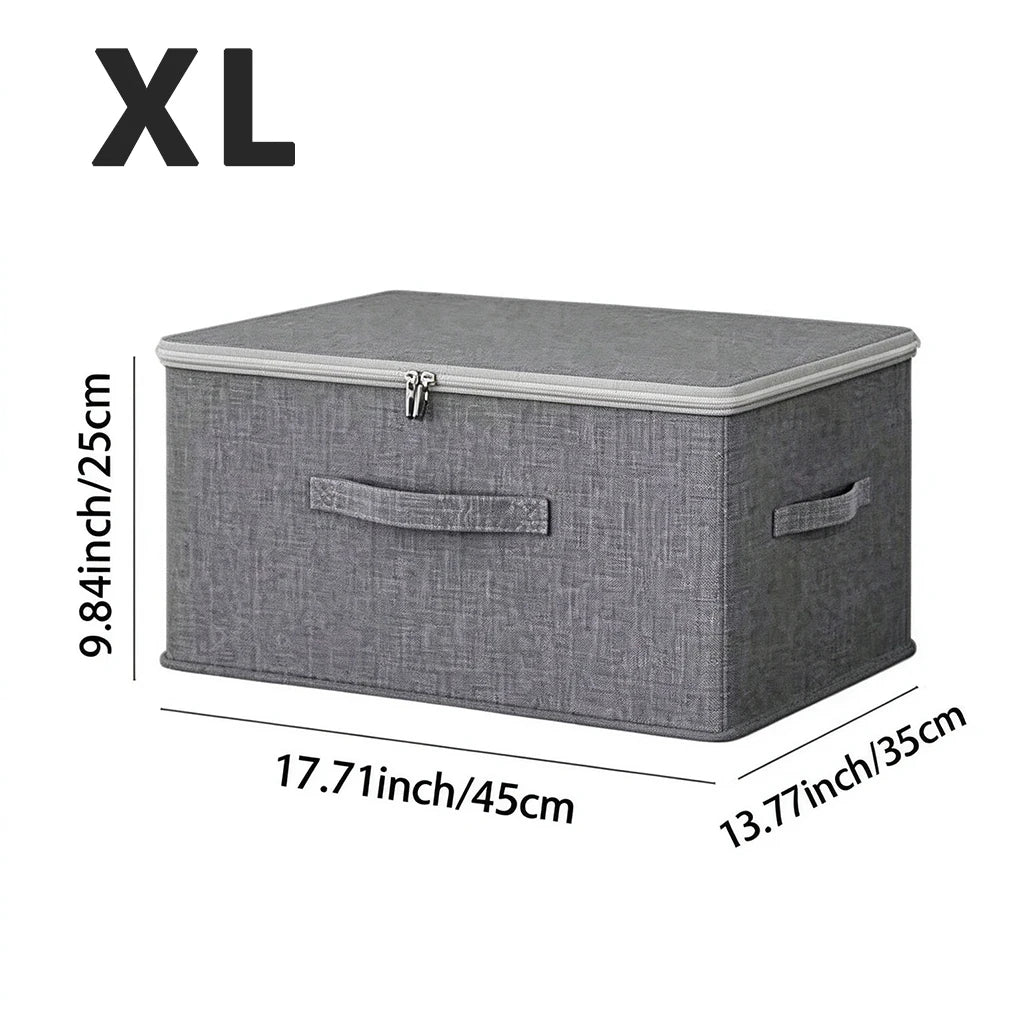 Foldable Stackable Fabric Wardrobe Storage Boxes