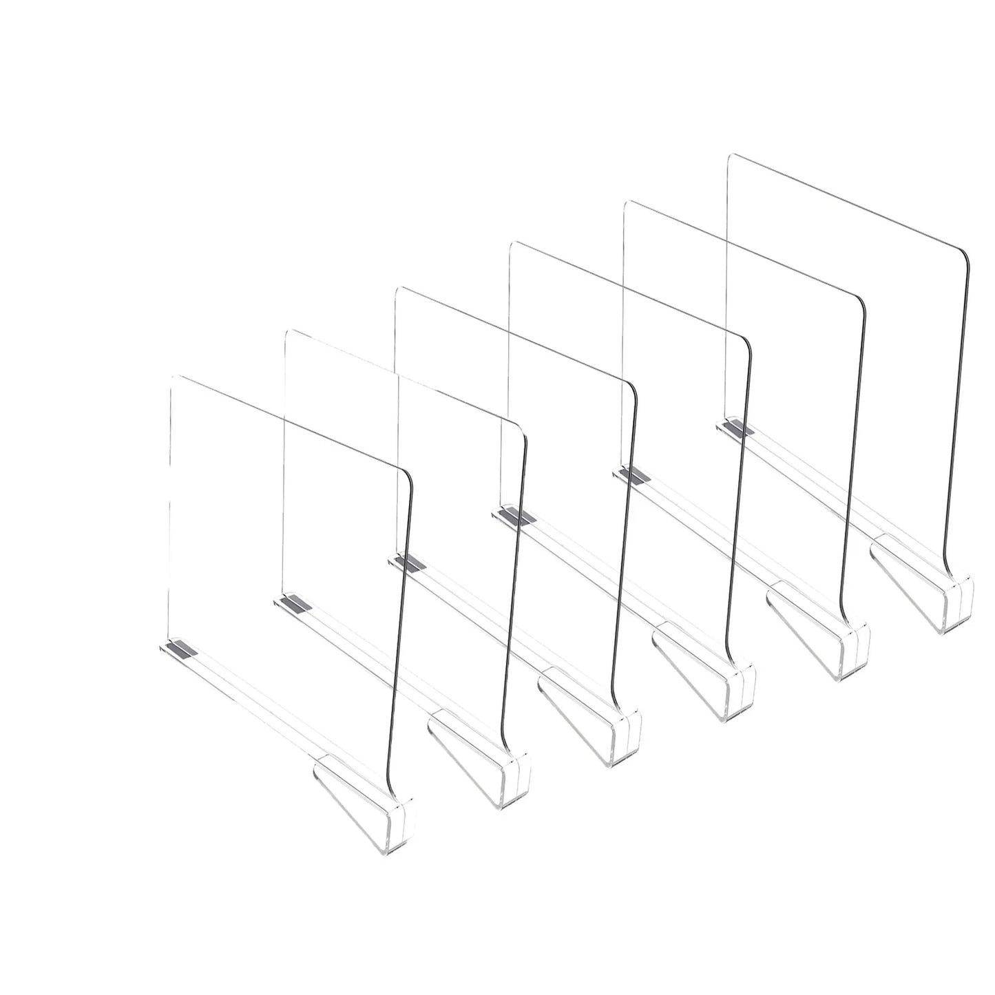Transparent Closet Shelf Dividers