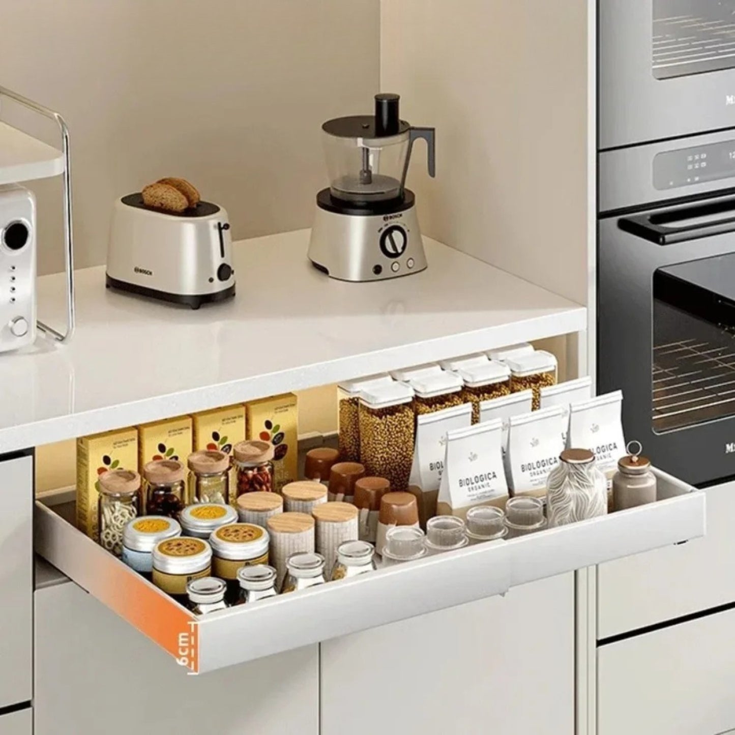 Pull-Out Kitchen Storage Rack