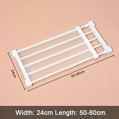 Adjustable Wall-Mounted Storage Rack