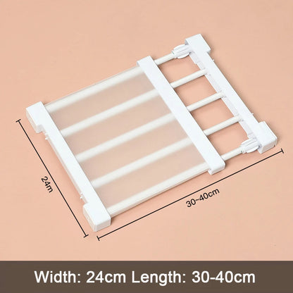 Adjustable Wall-Mounted Storage Rack