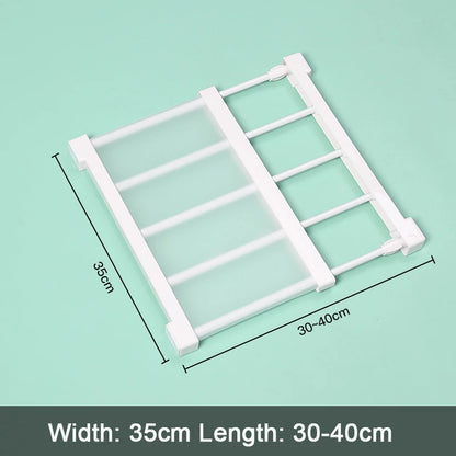 Adjustable Wall-Mounted Storage Rack