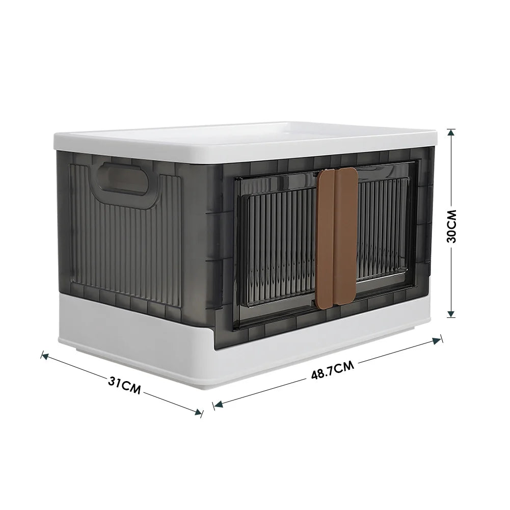Grey, White Storage Organizer Box