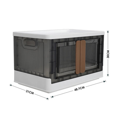 Grey, White Storage Organizer Box