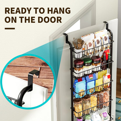 Multi-Layer Over-Door Hanging Storage Baskets