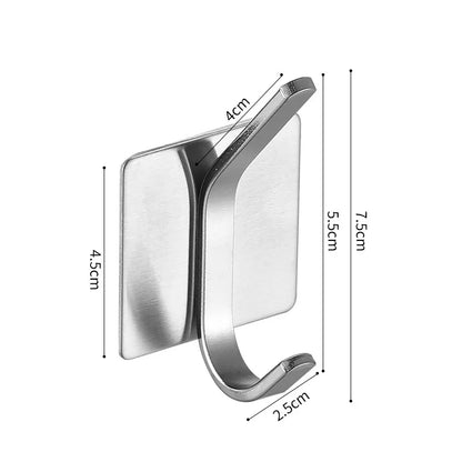 Stainless Steel Adhesive Wall Hook