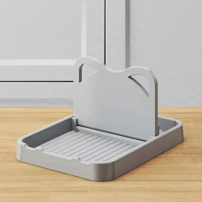 Wall-Mounted Pot Lid Rack