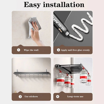 Collapsible Towel Holder Rack