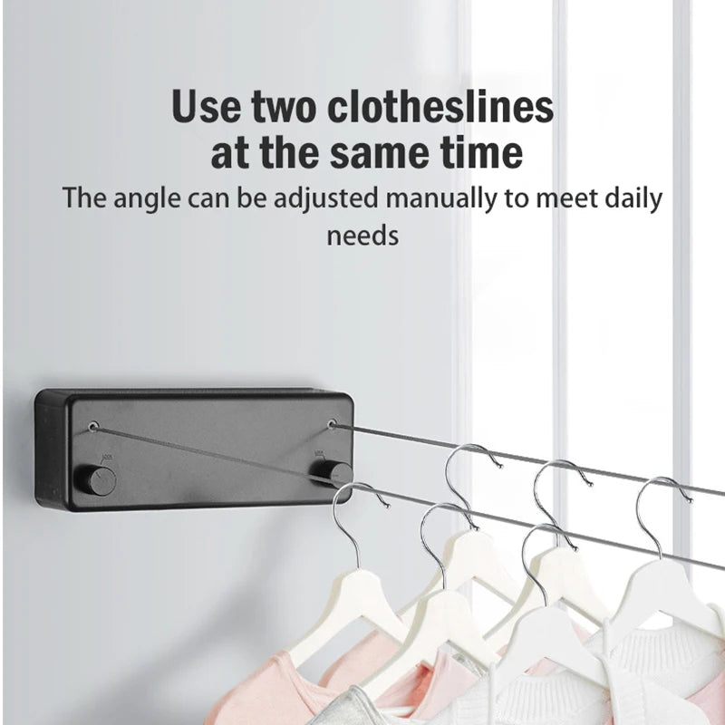 Shrinkable Double Line Clothesline