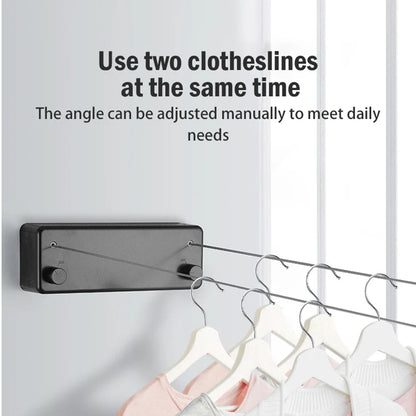 Shrinkable Double Line Clothesline