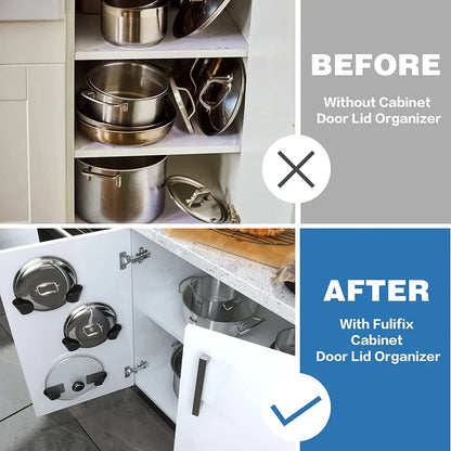 Wall-Mounted Pot Lid Holder