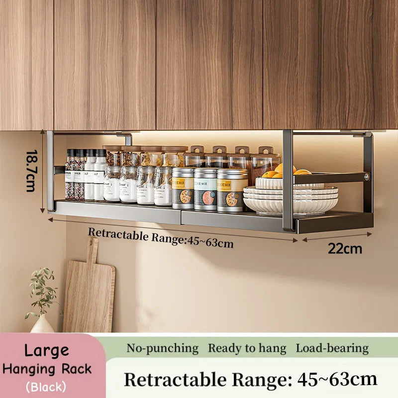 Expandable Under-Shelf Storage Rack