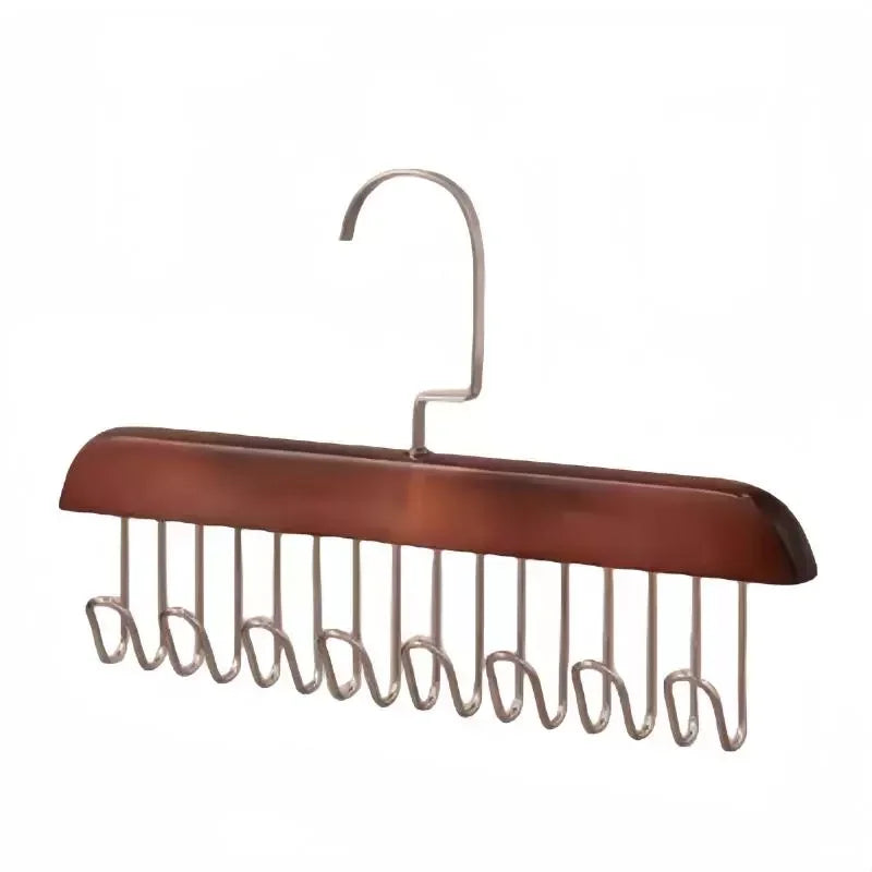 8 Hooks Multi-Functional Wooden Hanger