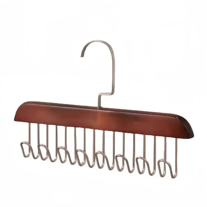 8 Hooks Multi-Functional Wooden Hanger