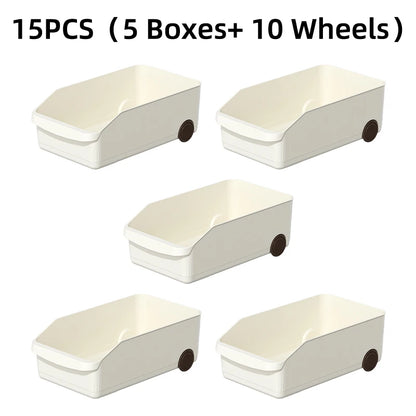 Roll-Out Storage Bins with Wheels