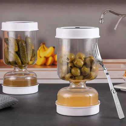 Pickle Jar with Fork & Strainer