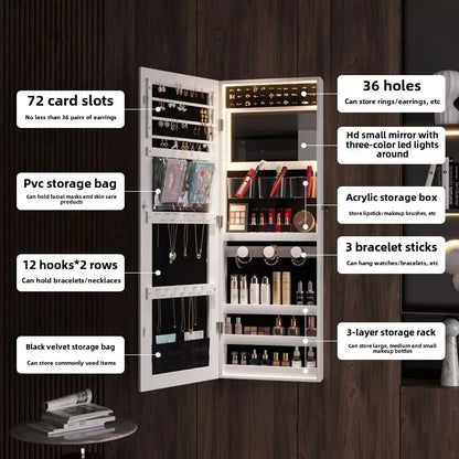 Mirrored Jewelry Cabinet