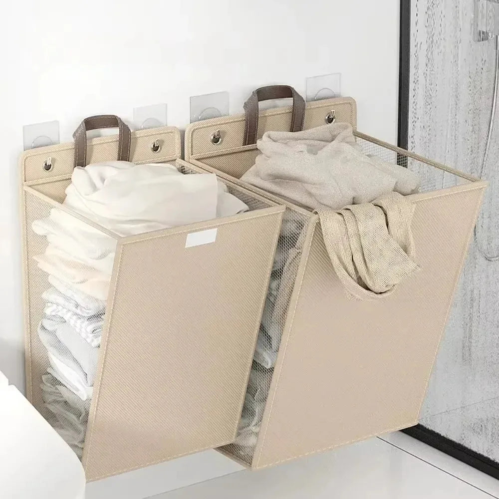 Foldable Adhesive Laundry Basket
