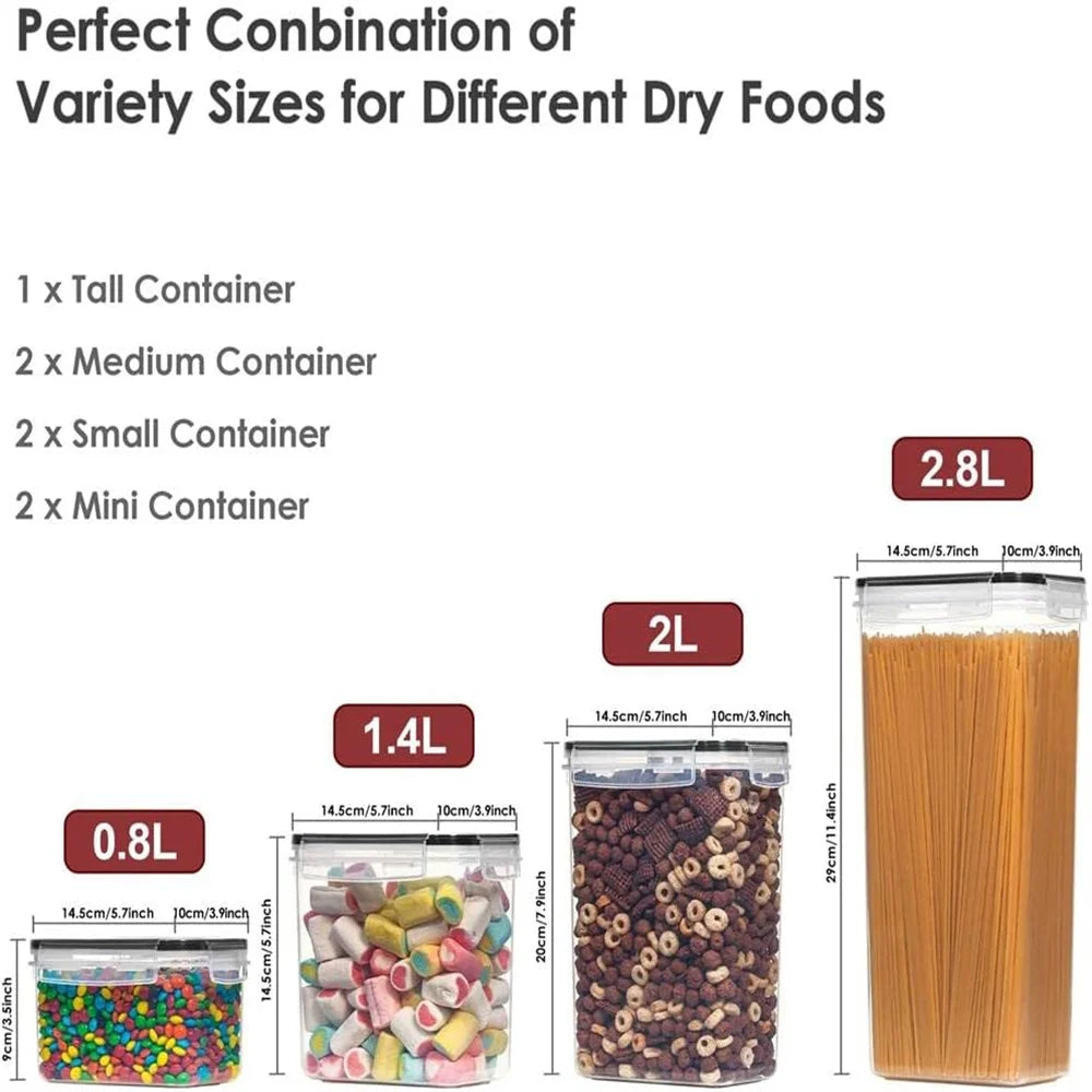 7-Piece Airtight Food Container Set