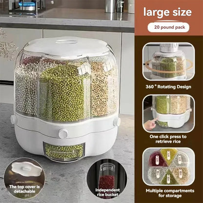 360° Rotating Rice Dispenser