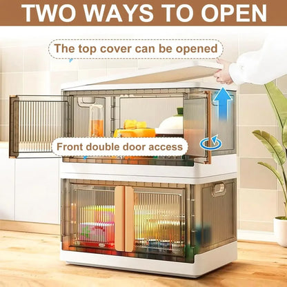 Grey, White Storage Organizer Box