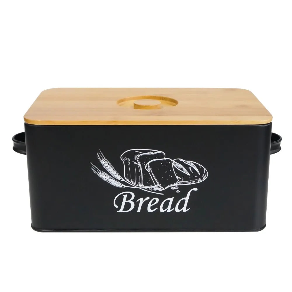 Bread Storage Box with Bamboo Lid