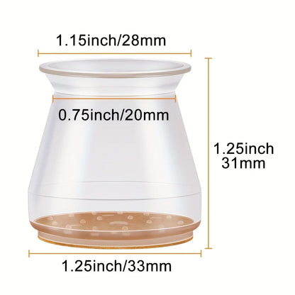 Silicone Chair Leg Protectors (24pcs)